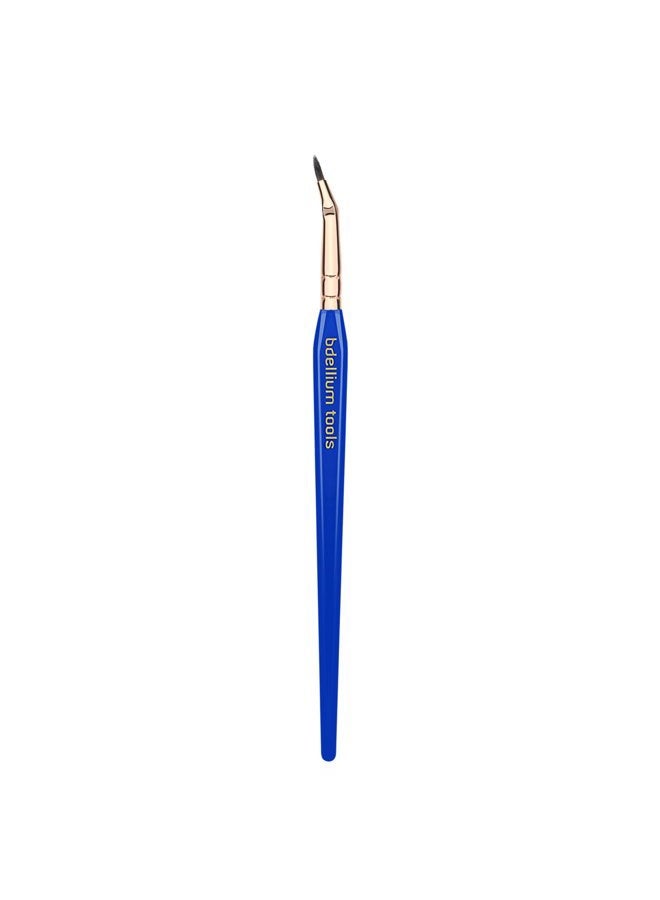 Bdellium Tools Professional Makeup Brush Golden Triangle Series - Bent Eyeliner 708 - Image 3