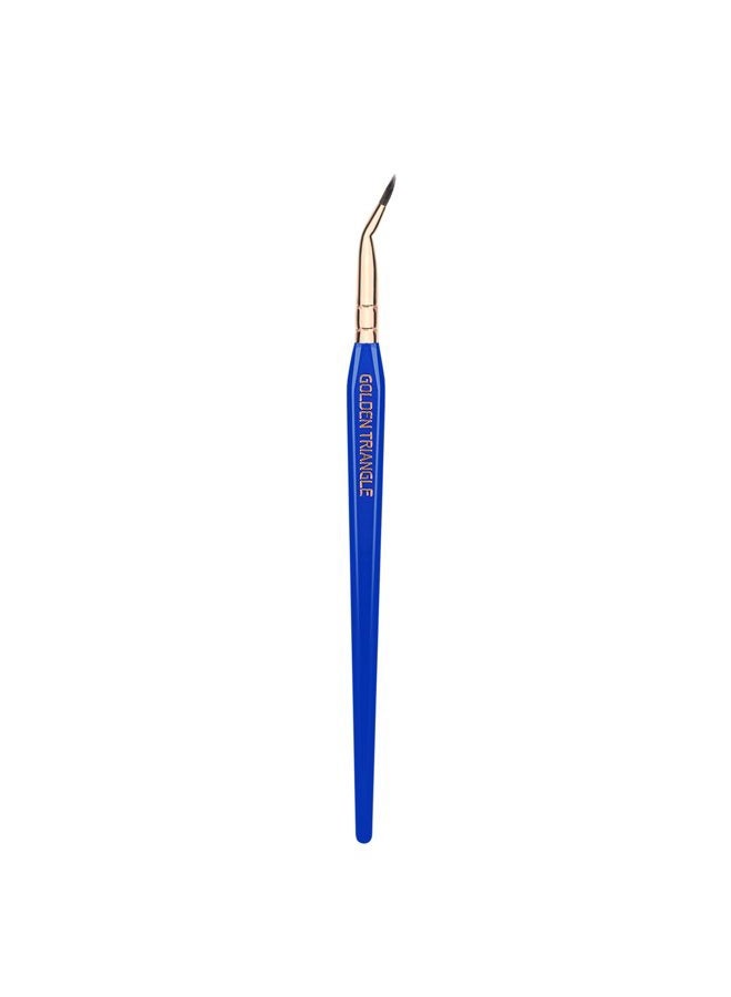 Bdellium Tools Professional Makeup Brush Golden Triangle Series - Bent Eyeliner 708 - Image 4