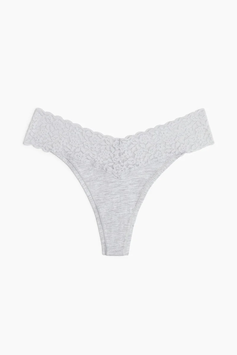 H&M 10-pack lace thong briefs