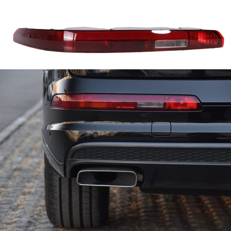 JAVOUKA Rear Bumper Tail Light Left Driver Side Fog Lamp for Audi Q7 2016 2017 2018 2019 OE 4M0945095A