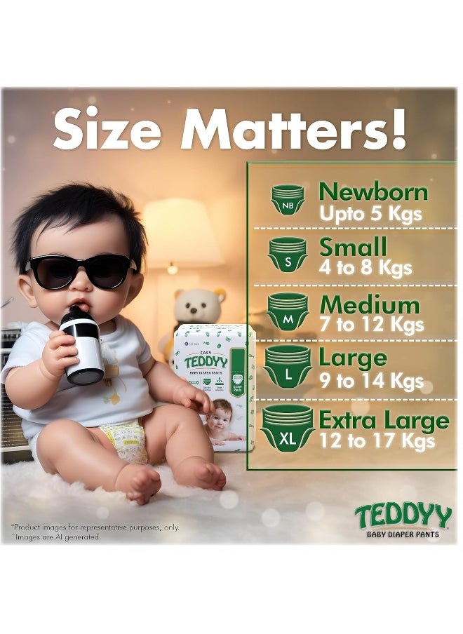 Teddyy - TEDDYY Baby Diapers Pants Easy Small 42 Count (Pack of 1) - Image 1
