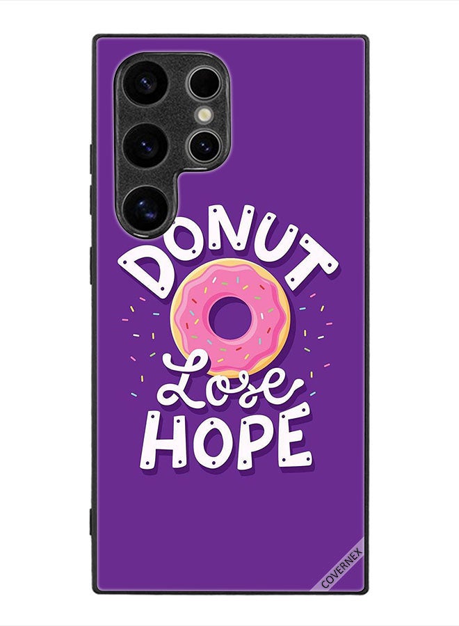 Covernex Protective Case Cover For Samsung Galaxy S24 Ultra Donut Lose Hope Wallpaper - Image 1