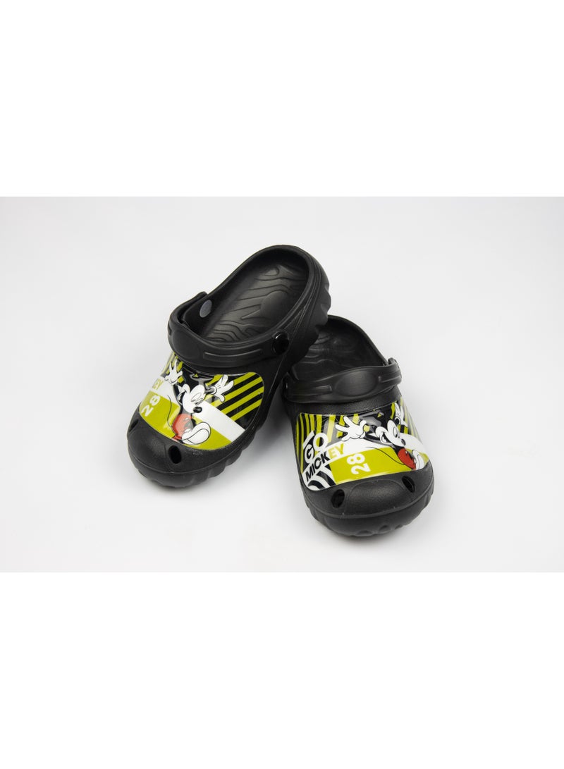 ميكي ماوس صندل للأطفال خفيف الوزن ومريح سهل الارتداء - أسود - Image 2