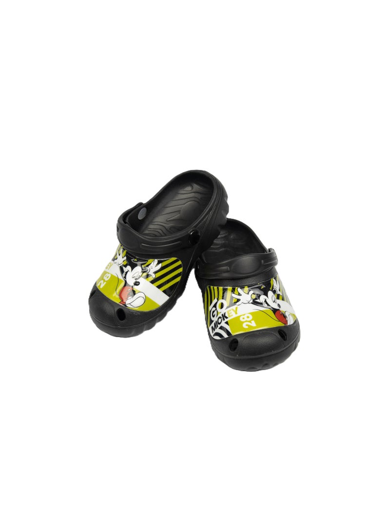 ميكي ماوس صندل للأطفال خفيف الوزن ومريح سهل الارتداء - أسود - Image 3