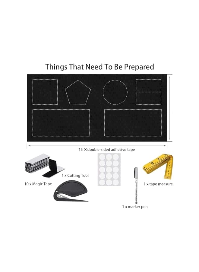 The Bros Blackout Blinds Portable Blackout Blinds,Temporary Blackout,Bedroom Blackout Window Coverings,Easy to Stick,No Drill Blackout Blinds,Portable Blackout Blinds for Home Office Bedroom(145*200CM) - Image 2