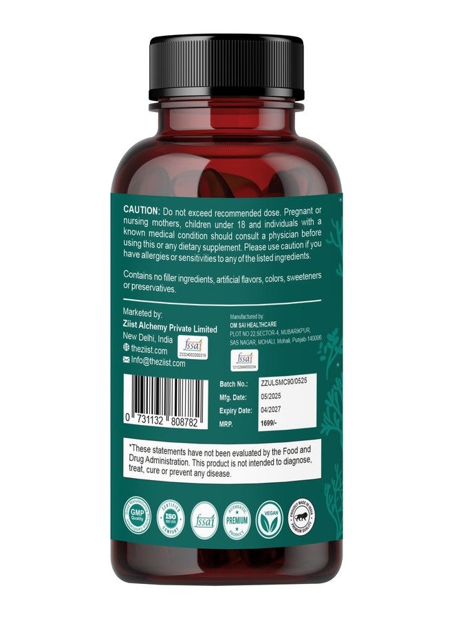 Ziist Wildcrafted Sea Moss Supplement – 90 Veg Capsules | With Bladderwrack, Burdock Root & Spirulina | Natural Superfood for Energy & Immunity - Image 3
