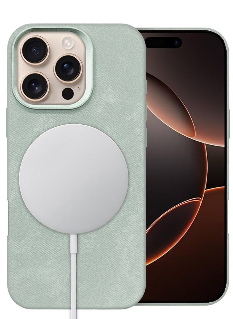 CATANES 3Packs iPhone 16 Pro Max Alcantara Case Cover Premium Quality Luxurious Soft Touch Protection with Metal Camera Frame with Two 3D Screen Protectors - Natural Titanium  - Image 3