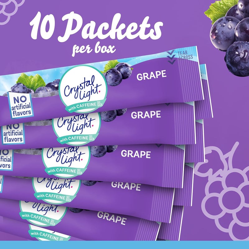 Crystal Light Sugar-Free Energy Grape Drink Mix - Image 5