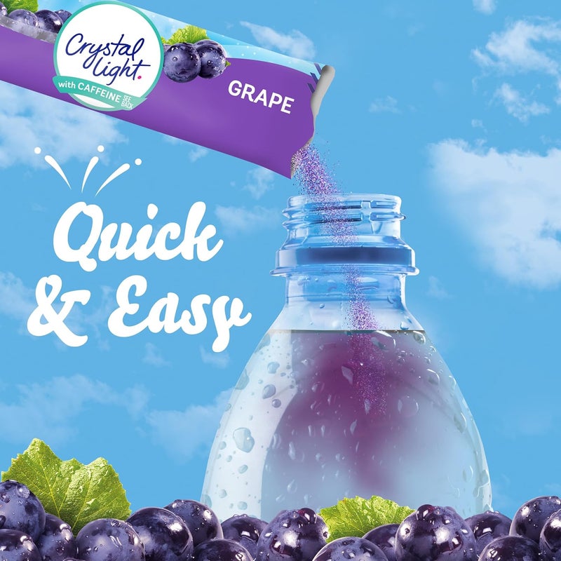 Crystal Light Sugar-Free Energy Grape Drink Mix - Image 3
