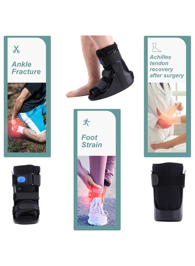 WALALLA Medical Air Cam Walker Fracture Boot Orthopedic Walking Boot for Broken Foot, Ankle Sprains, Achilles Tendonitis, Lightweight Inflatable Post-Surgery Recovery & Rehabilitation Support Large Size (EU 45-47) - Image 2