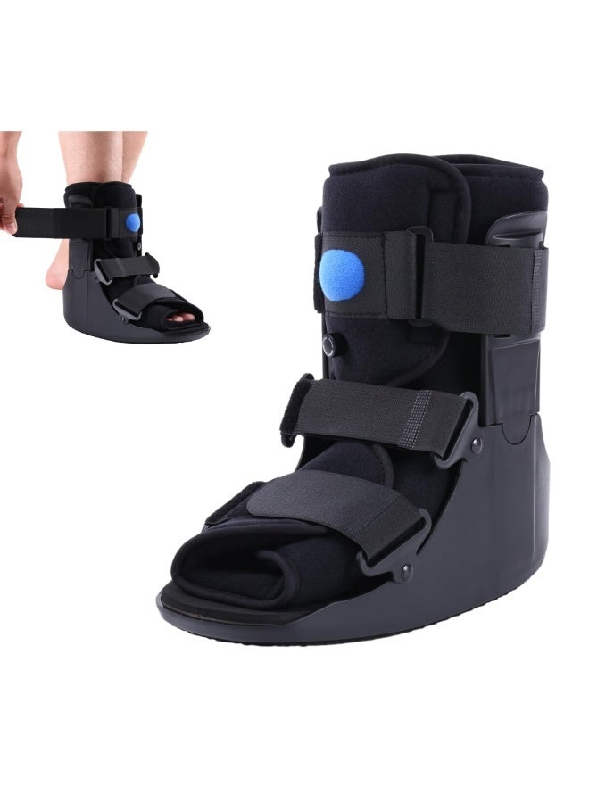 WALALLA Medical Air Cam Walker Fracture Boot Orthopedic Walking Boot for Broken Foot, Ankle Sprains, Achilles Tendonitis, Lightweight Inflatable Post-Surgery Recovery & Rehabilitation Support Large Size (EU 45-47) - Image 1