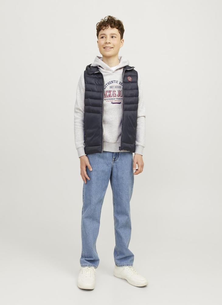 Jack & Jones Junior Kids Slogan Hoodie  - Image 4