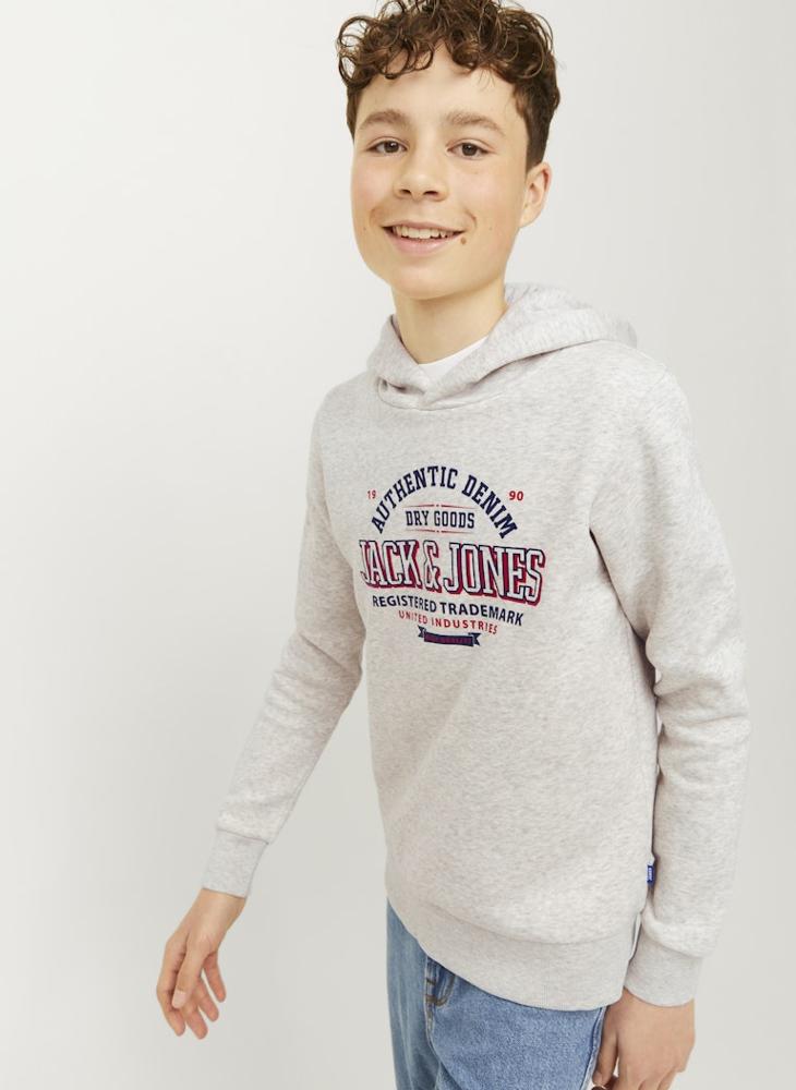 Jack & Jones Junior Kids Slogan Hoodie  - Image 3