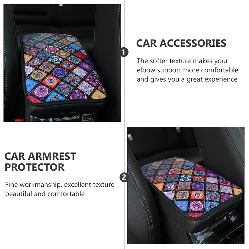 🚗 غطاء مسند يد للسيارة شكل مستطيل متين مقاوم للخدش قطعة واحدة - Image 5