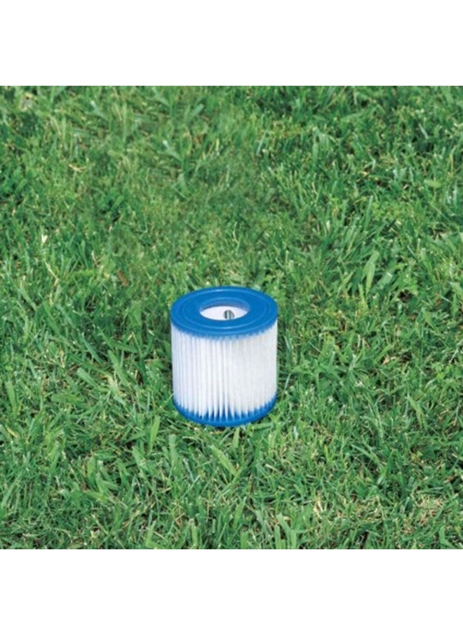 INTEX H-Filter Cartridge with Litho White and Blue 3.6 x 4inch 29007  - Image 2