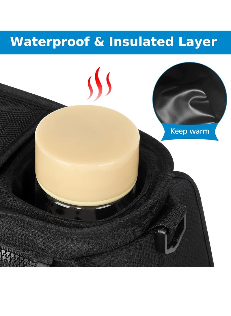 Generic - Universal Stroller Organizer with Insulated Cup Holder - Detachable Phone Bag & Shoulder Strap, Fits for Stroller Like Uppababy, Baby Jogger, Britax, BOB, Umbrella and Pet Stroller - Image 1