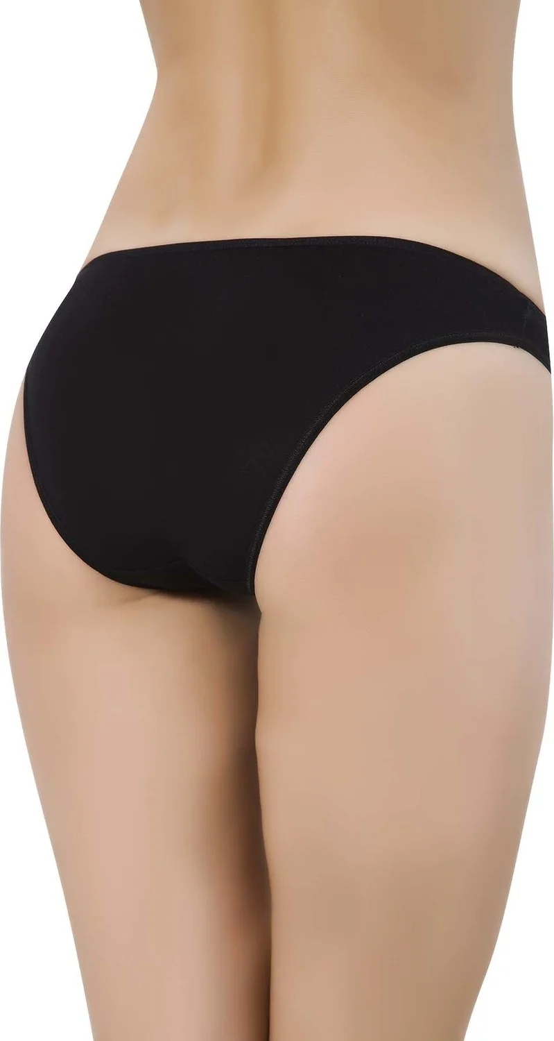 باباتيا Daisy Woman 3-Pack Lycra Modal Panties Black 1850-