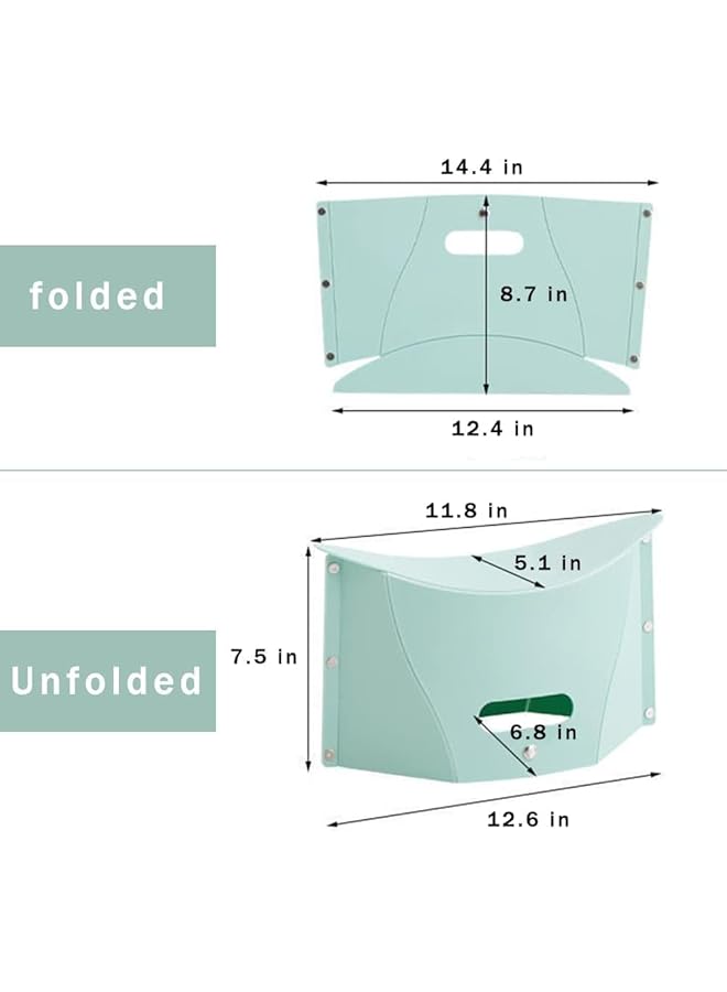 Aputue Portable Folding Camping Stool Lightweight Mini Collapsable Foldable Chair For Camping Fishing Travel Gathering Bbq Subway Library Backpacking Ultralight Camping Stool With Store Function  - Image 2