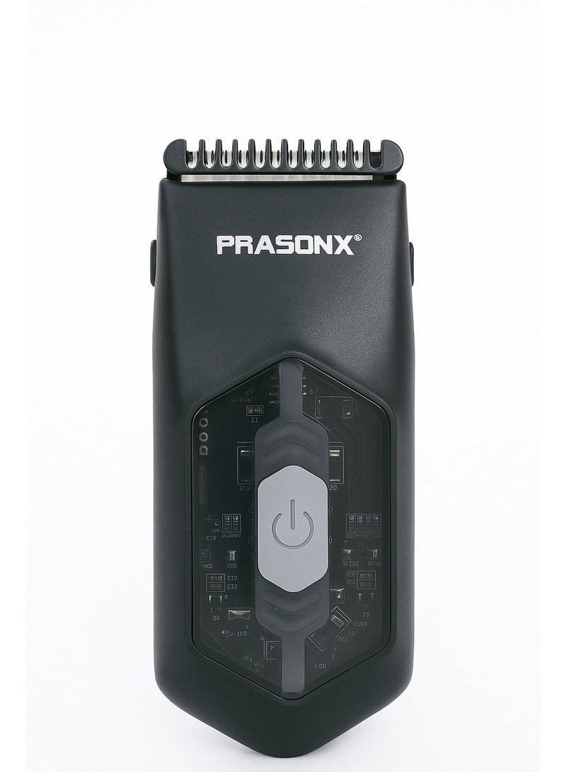 براسونكس ماكينة حلاقة PRASONX PX-S112 – حلاقة دقيقة بدون تهييج + مقاومة للماء + شحن سريع USB-C + بطارية 60 دقيقة - Image 1