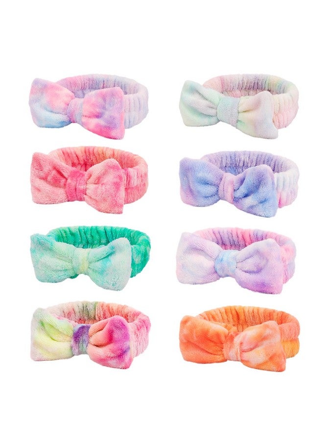 WSYUB Spa Headbands for Girls, Skincare Headband Kids,Headband for Washing Face, Makeup Headbands,Sleepover Party Headband for Teens,8pcs - Image 1