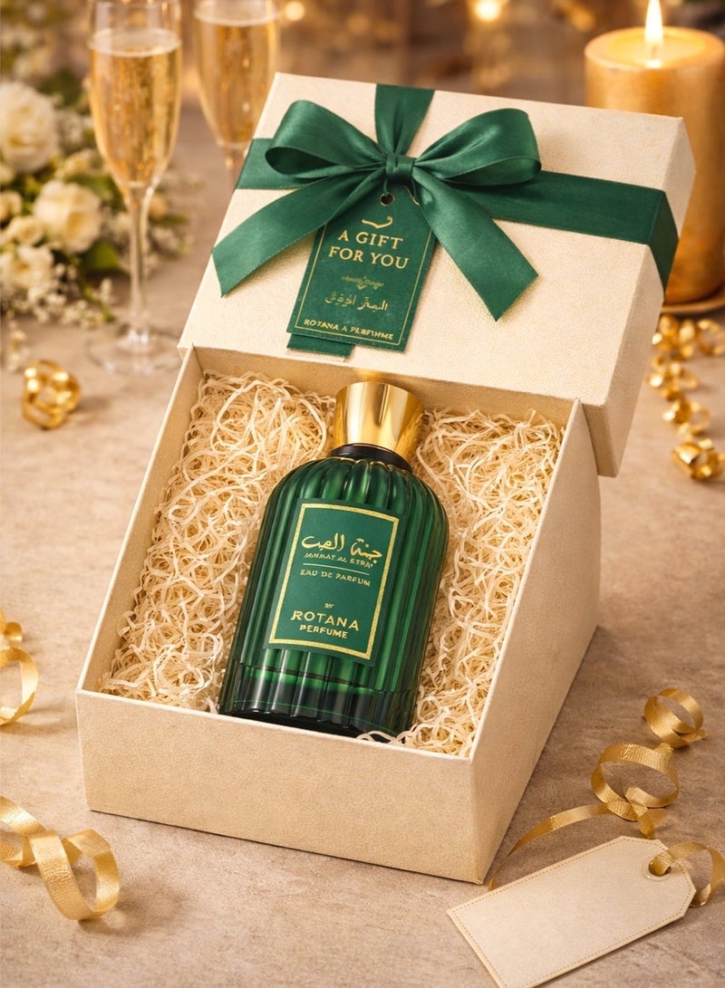 عطور روتانا روتانا جنة الحب أو دو بارفيوم 100 مل – عطر عربي يونيسكس حلو دافئ خشبي بنفحات بودرة الفانيليا والمسك والأخشاب - Image 3