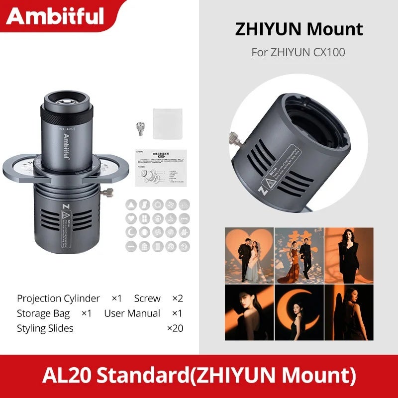 أمبيتيفول صندوق إضاءة ناعم Ambitful, Zhiyun Mount - Image 1