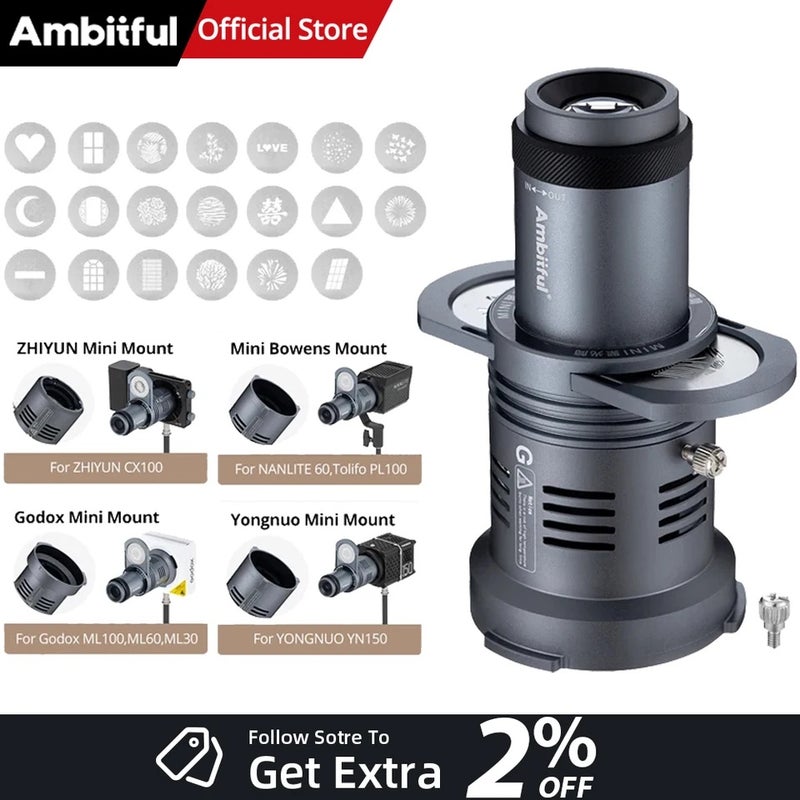 أمبيتيفول صندوق إضاءة ناعم Ambitful, Zhiyun Mount - Image 2