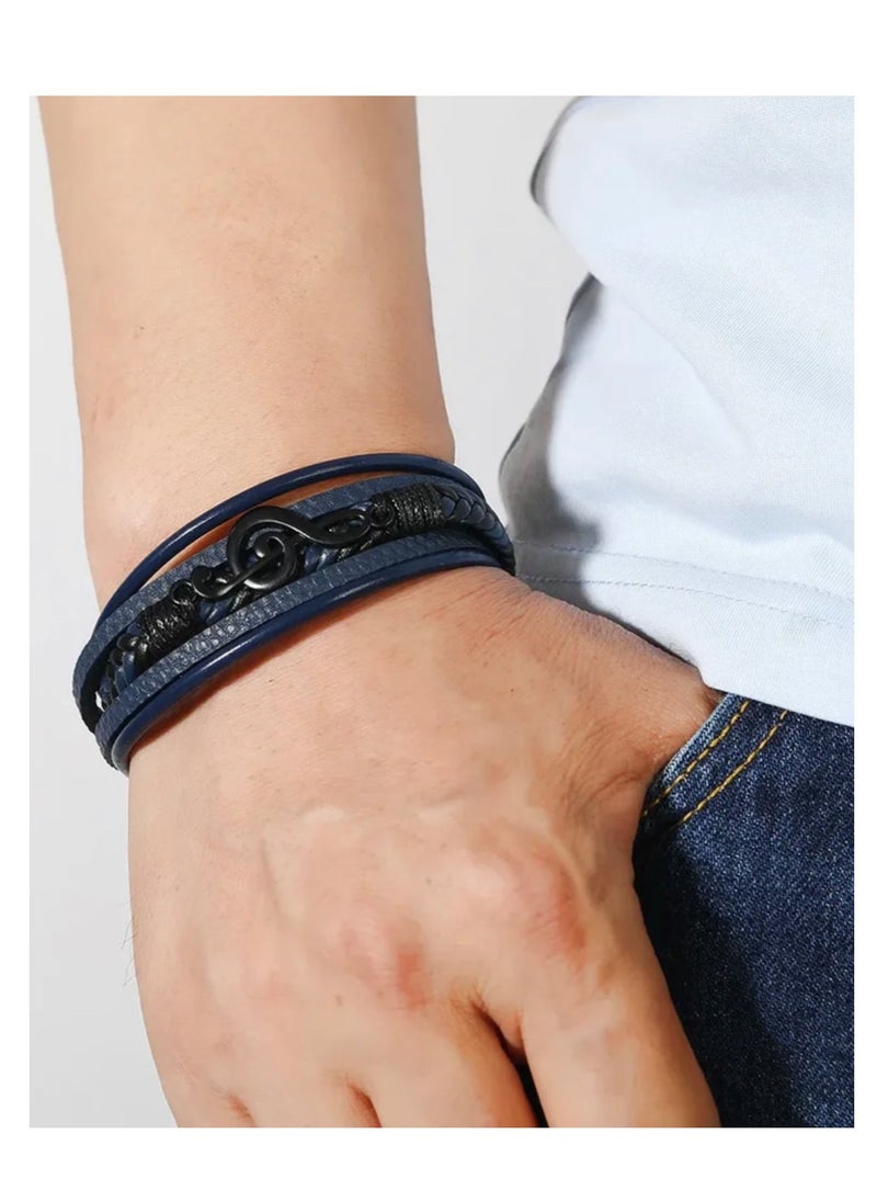 Dealspick - Trendy Fashionable Bracelet For Men High Quality Size 21cm - Image 1