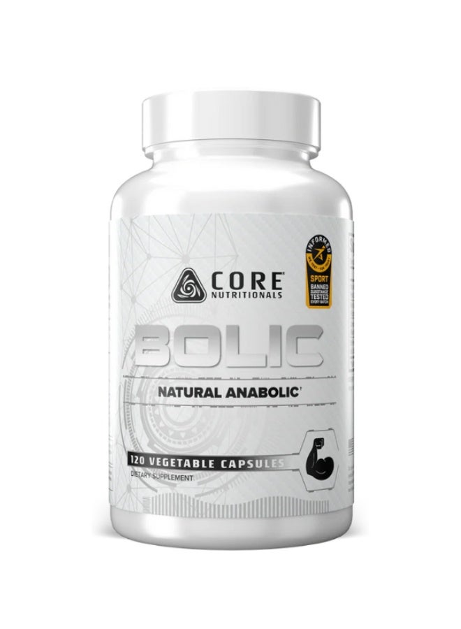 BOLIC V2 – Natural Anabolic Muscle Builder, Supports Lean‑Mass, Recovery & Strength - 120 Capsules