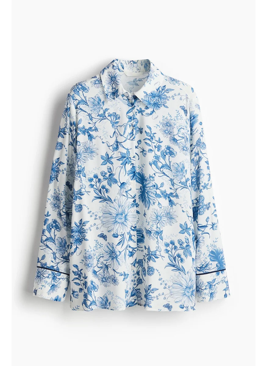 H&M Crêpe Shirt