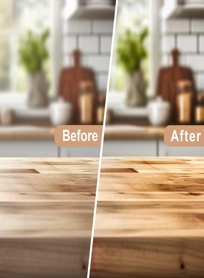 Threlaco Furniture Finishing Wax Paint Wax Sealer Clear with 2 Brush Set 7 oz for Clear Chalk Sealing Wood Surfaces Interior Furniture Protective Painting Waxing Wooden Floor Cabinet Home Accessories - Image 5