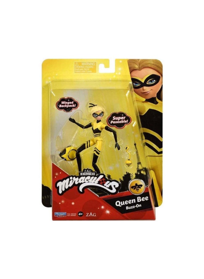 Playmates Miraculous Moments Ladybug Queen Bee Buzz-On Doll 