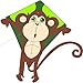HENGDA KITE Kids Children Cartoon Monkey Kites with Flying Line - Image 2