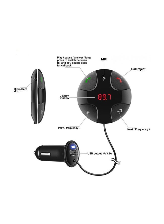 MUNTAQI USB Car Charger Black - Image 3