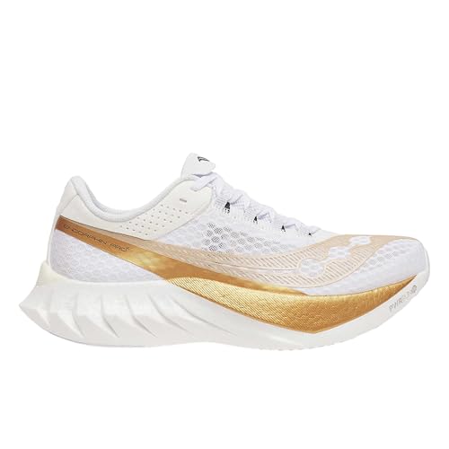 saucony Endorphin Pro 4 White/Gold - Image 2