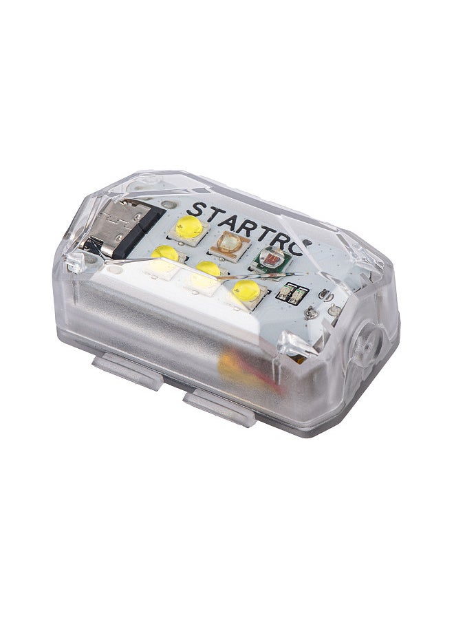STARTRC Drone Lights for Night Flying Anti-Collision Drone Lights Drone Strobe Lights 3 Lighting Colors Built-in Battery for Cars Drone Aircraft Motorcycle Bike Emergency Warning Signal Lights  - Image 1