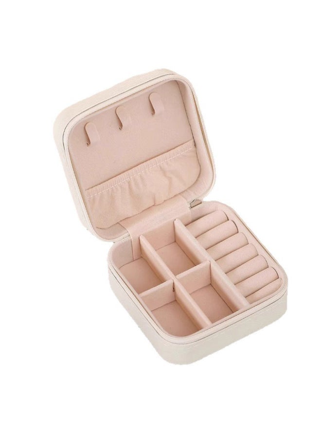 Flip-top Hair Tie And Rubber Band Storage Box, Portable Korean-style Ring, Earring, And Stud Storage Box, Easy-to-carry elry Box