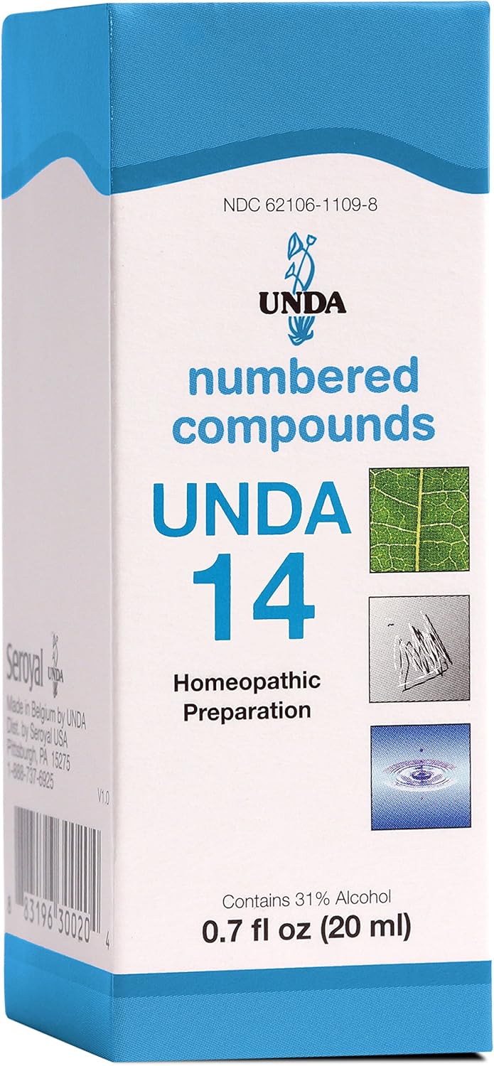 UNDA 14 Numbered Compounds  Homeopathic Preparation  07 fl oz - Image 1