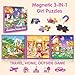SYNARRY Princess Fairy Party Magnetic Puzzles for Toddlers 35 Girls 36 Pieces Travel Puzzles for Kids Ages 46 Easter Basket Stuffers Gifts for Kids Car Airplane Road Trip Activities Toy - Image 4