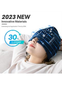 Migraine Relief Cap, Upgraded Odorless Migraine Ice Head Wrap, Headache Relief Hat for Migraine, Blue - pzsku/ZE684BA9F60ED88FC14C3Z/45/_/1716994031/c25b3b50-1cea-4741-b957-6ea1f6556944