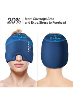 Migraine Relief Cap, Upgraded Odorless Migraine Ice Head Wrap, Headache Relief Hat for Migraine, Blue - pzsku/ZE684BA9F60ED88FC14C3Z/45/_/1716994095/f2f3e8c2-57d6-474c-82d3-0411b110450b