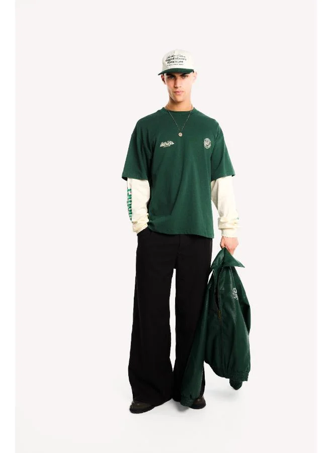 أنوذر كوتون لاب  تيشيرت بأكمام طويلة بطبقتين من صنداي مايلز