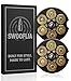 Swooflia Car Coasters for Men Bullet Shape Ceramic Car Cupholder Coaster Cool Absorbent Mat Coaster with Cork Base 2 Pack Automotive Cup Holder Accessories New Driver Gifts - Image 2