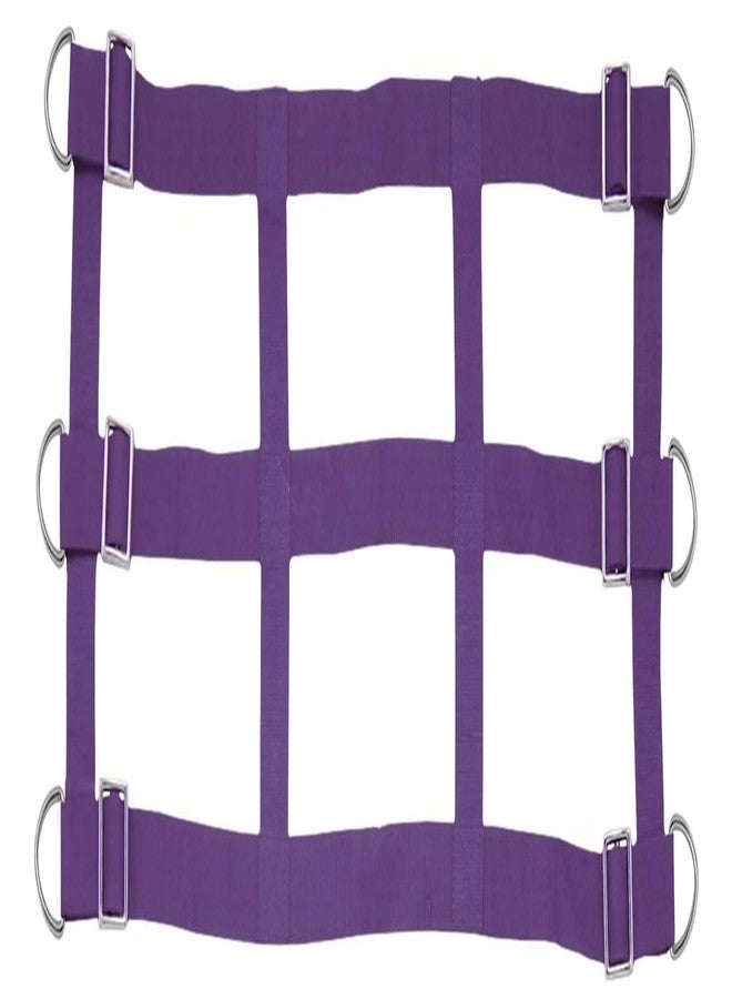 Gatsby Nylon Stall Guard w/HD D-Rings Purple - Image 1