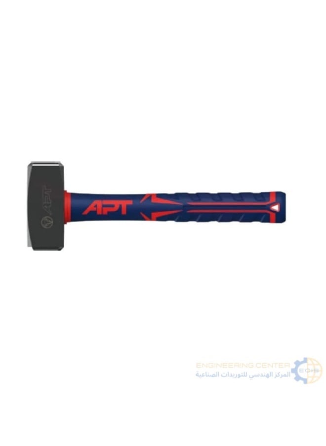 Apt 2 kg hammer, 2 colors, long handle, 4 pounds, fiber hand, APT 