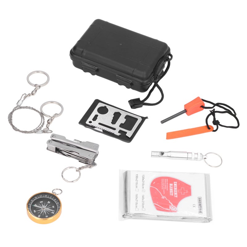 Survival Tool Kit Portable Emergency Box for Car Home Travel Camping Office Sports - Image 5