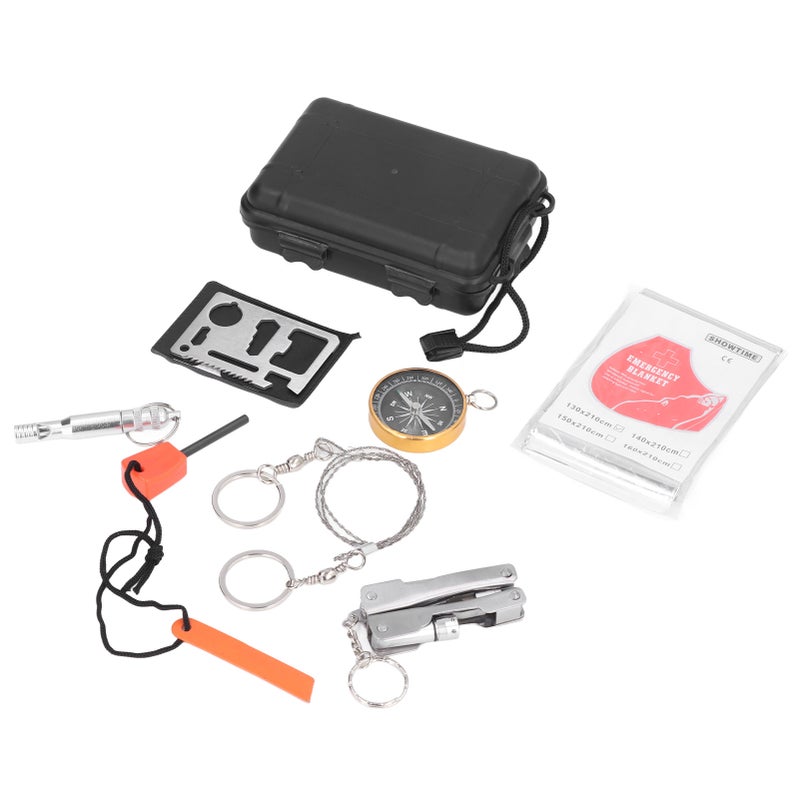 Survival Tool Kit Portable Emergency Box for Car Home Travel Camping Office Sports - Image 4