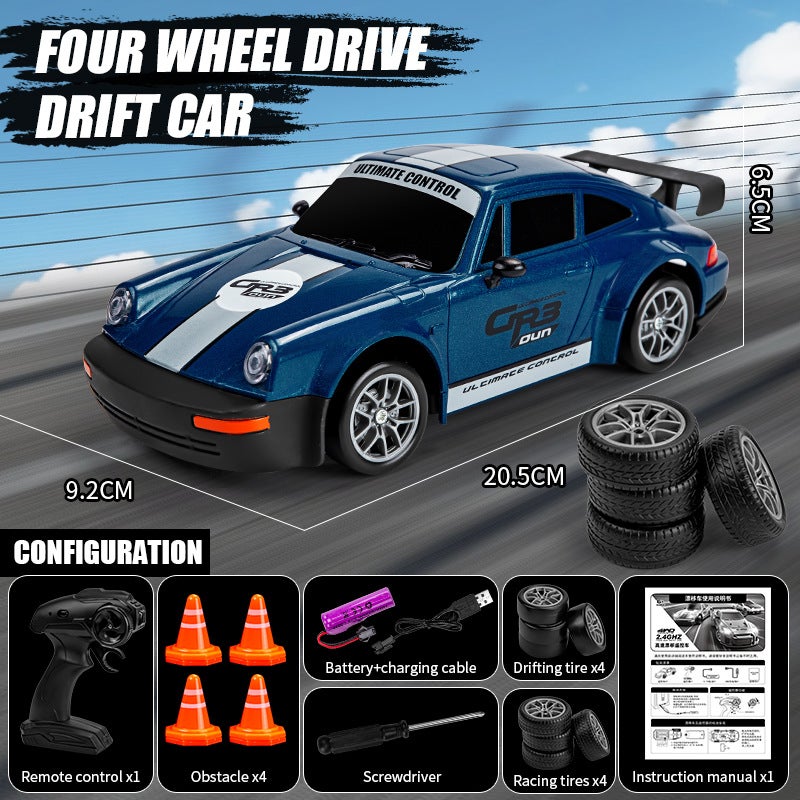 1:24 RC Drift Car with Gyroscope 4WD High Speed Remote Control Toy - Image 5
