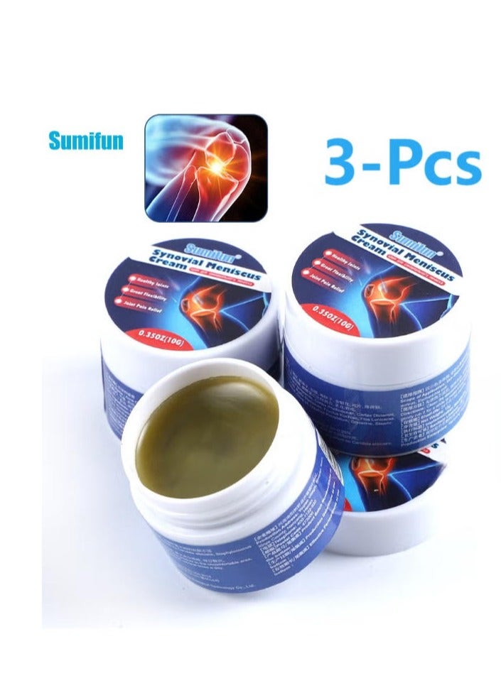 Sumifun 3-Pcs Knee Joint Pain Relief Ointment - Cold Gel - Image 1
