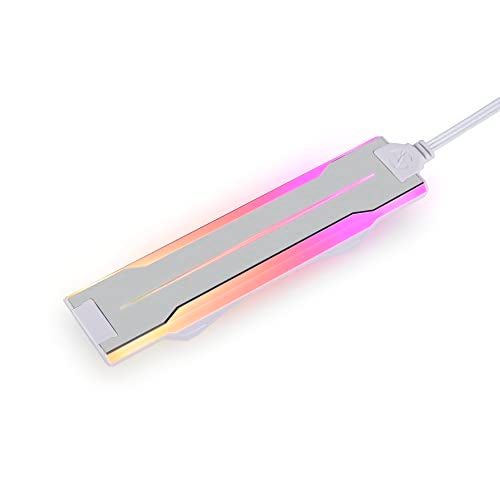 LIAN LI UNI Fan P28 Optional Side diffused RGB Strip 3 Pcs Pack,White Color Frame (Compatible with P28120-1W, P28120-3W, GA2P36W) -P28ARGB-W - Image 1